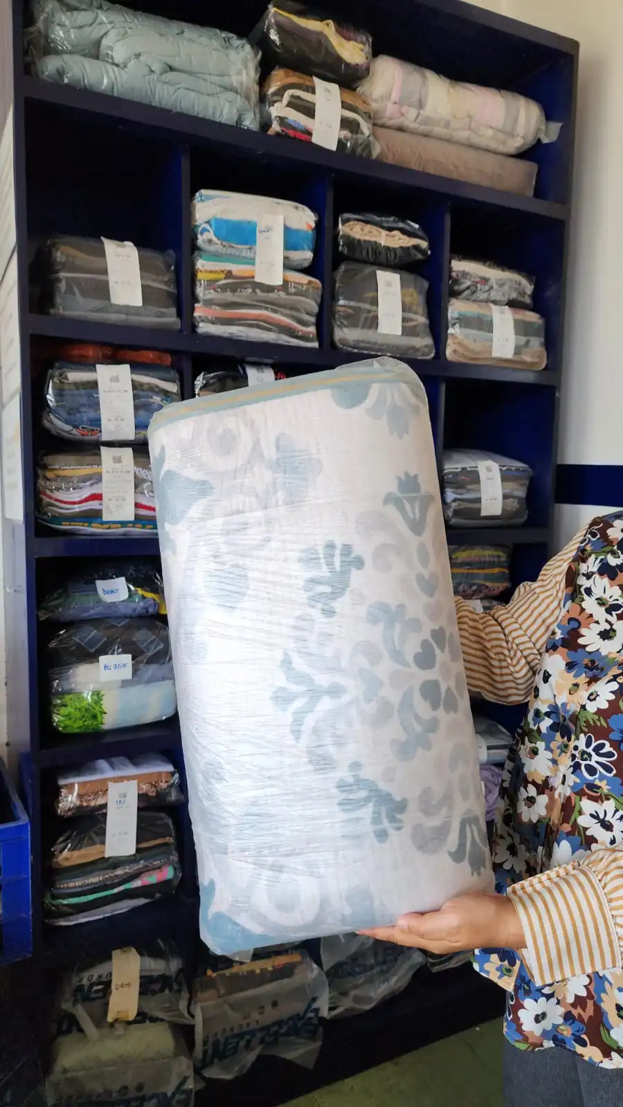 Contoh packing barang customer Excelent laundry Yogyakarta